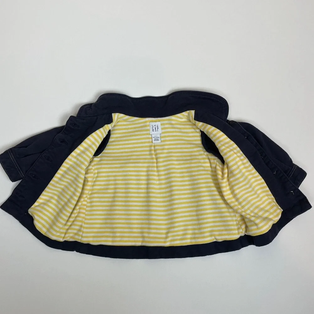 Baby Gap Navy Blue Sweater Jacket Size 6-12M